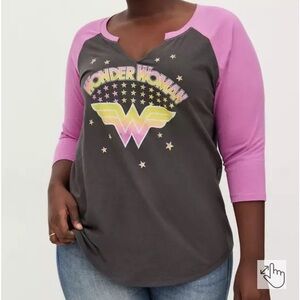 Torrid Wonder Woman jersey 2 EUC